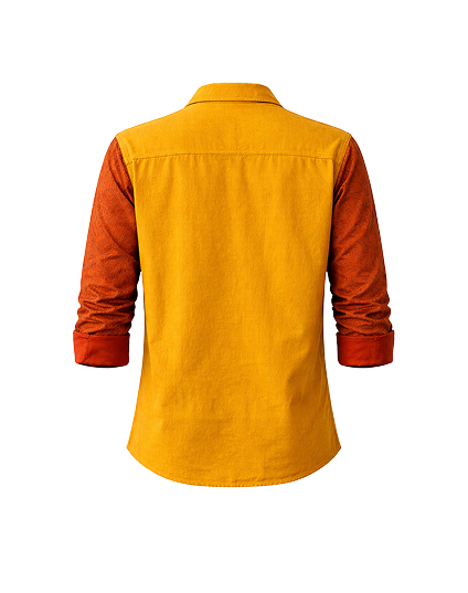 LM Mustard Stamp Shacket